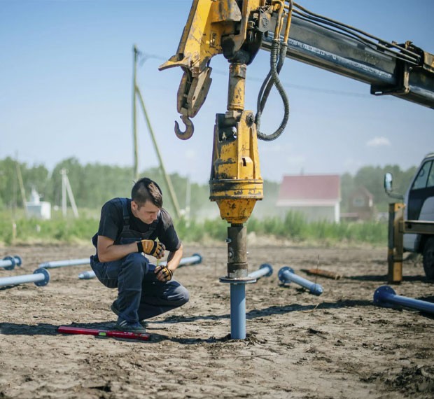 Винтовые сваи с установкой в Адлере