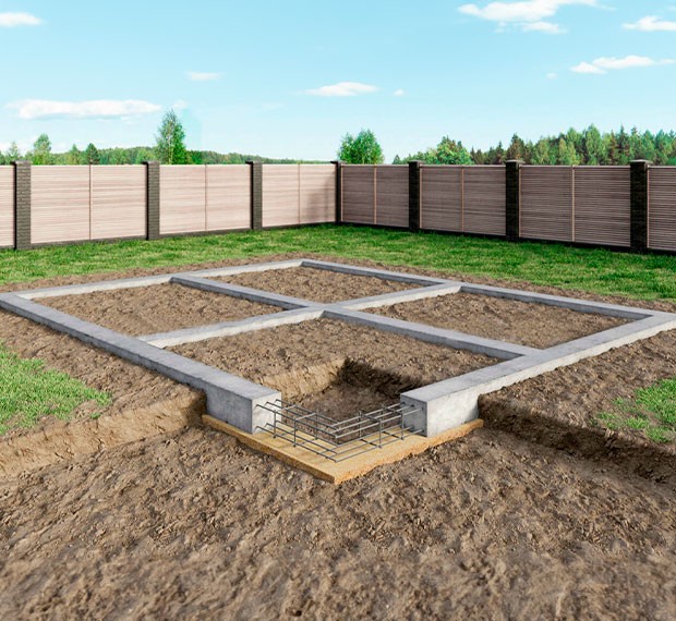 Ленточный фундамент под ключ в Адлере